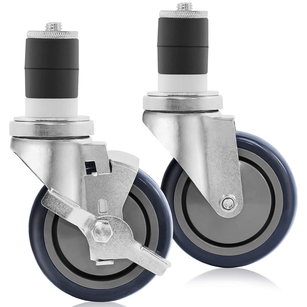 4 inch Caster Wheel Set with Brakes E69322