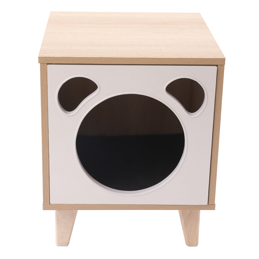 Cat House Nightstand with Hole E9836
