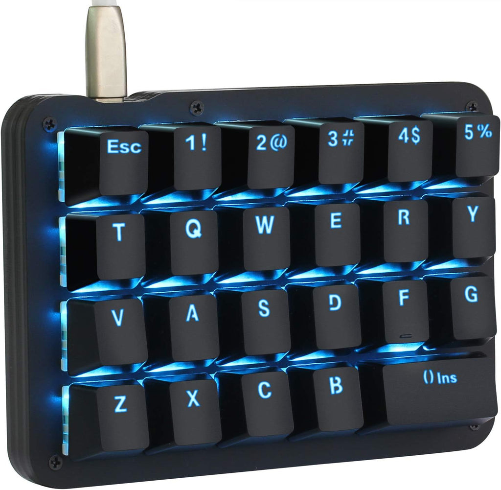 One Handed Macro Mechanical Keyboard 23 Keys Red Switches R2610