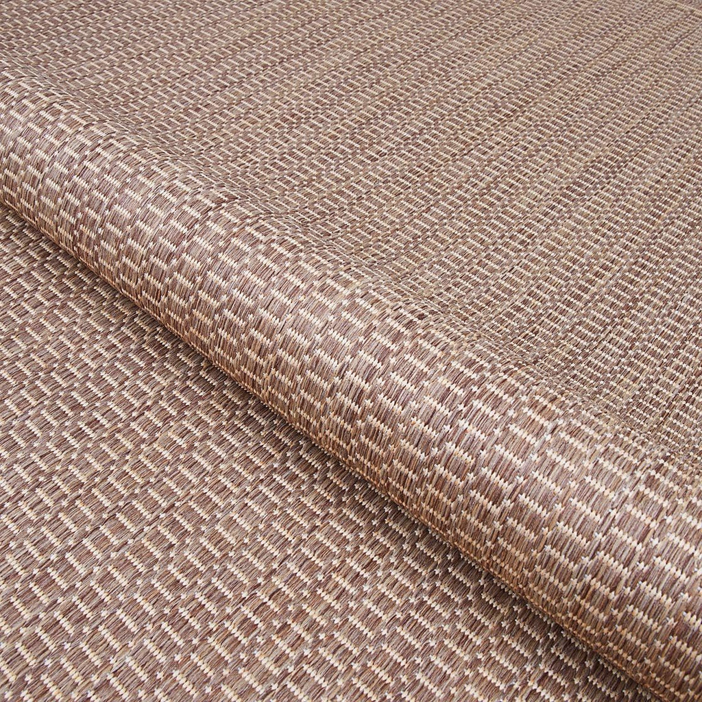 Cocoa Brown-Natural 7'6" Indoor/Outdoor Area Rug X133228