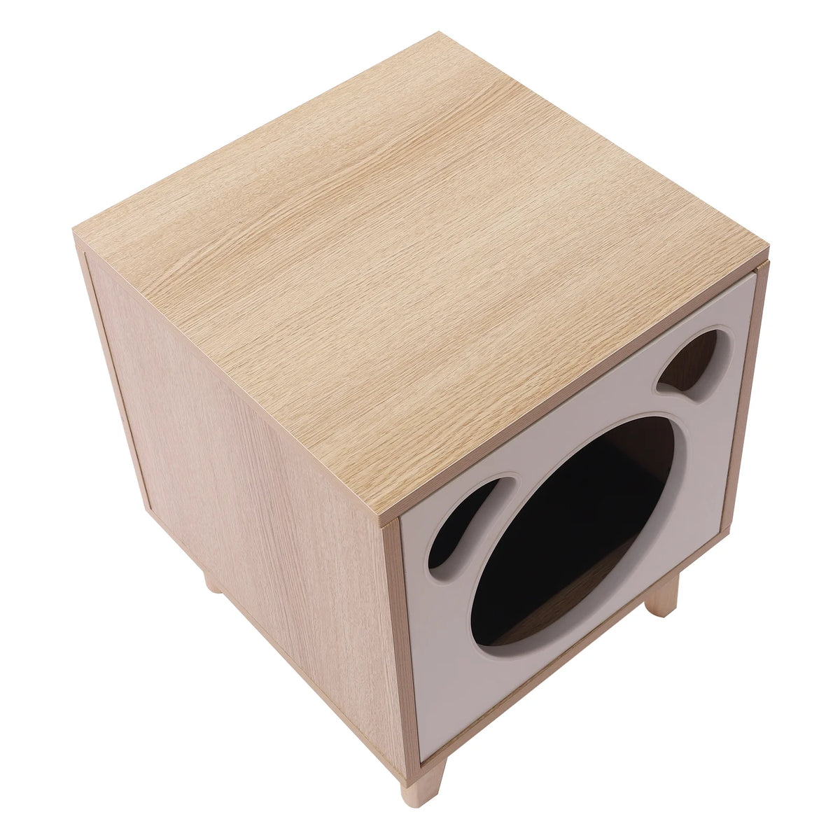 Cat House Nightstand with Hole E9836