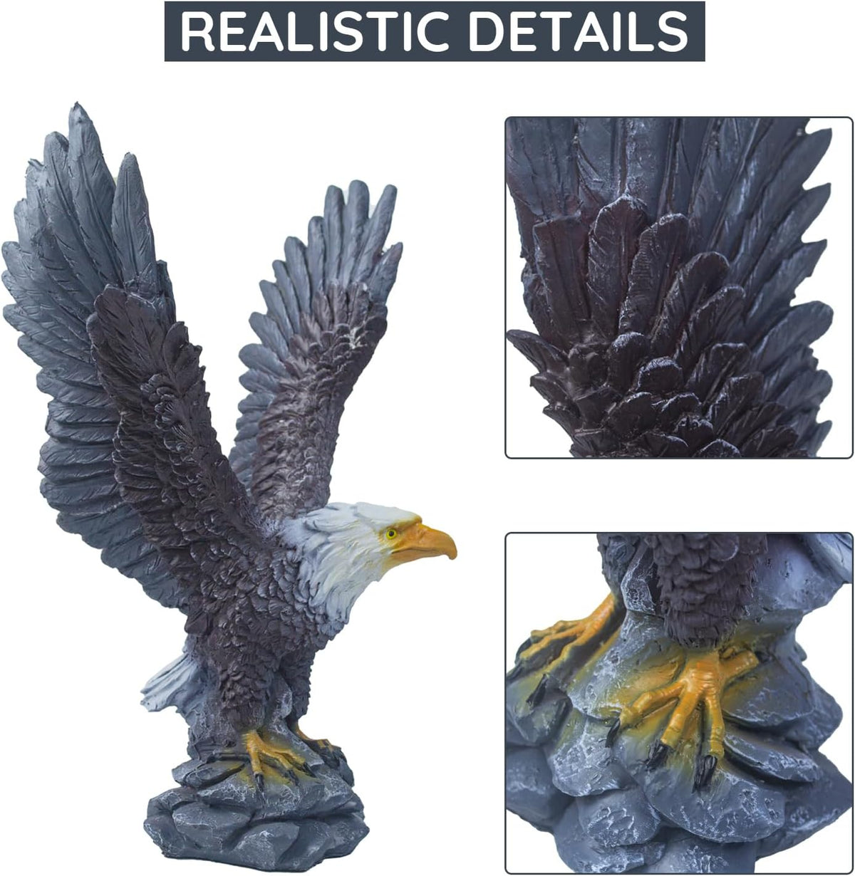 10.62 Inch Eagle Flagpole Topper R238154