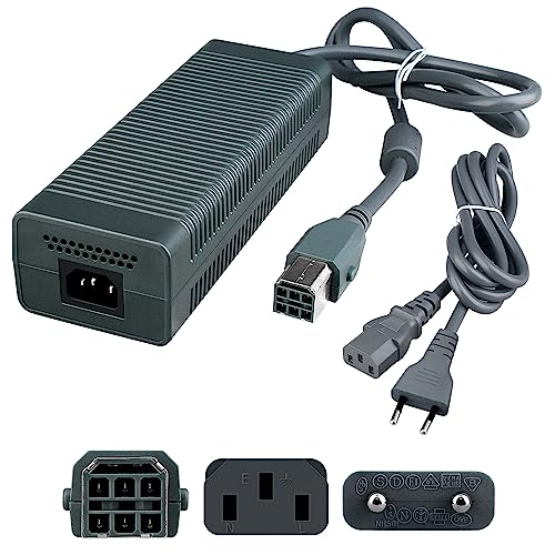100-127V 203W AC Adapter Power Supply for Xbox 360 Console P85084