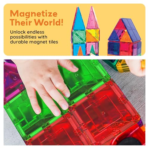 100 Piece Set Magnetic Building Tiles T25836