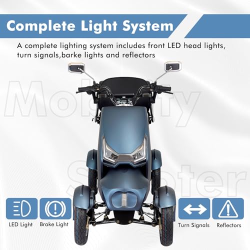 800W All Terrain Mobility Scooter with Seat and Remote Control F50169