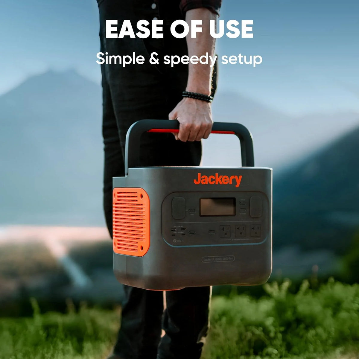 2160Wh Portable Power Station with 3x2200W AC Outlets S8175