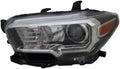 Black Driver Side Headlight E3697