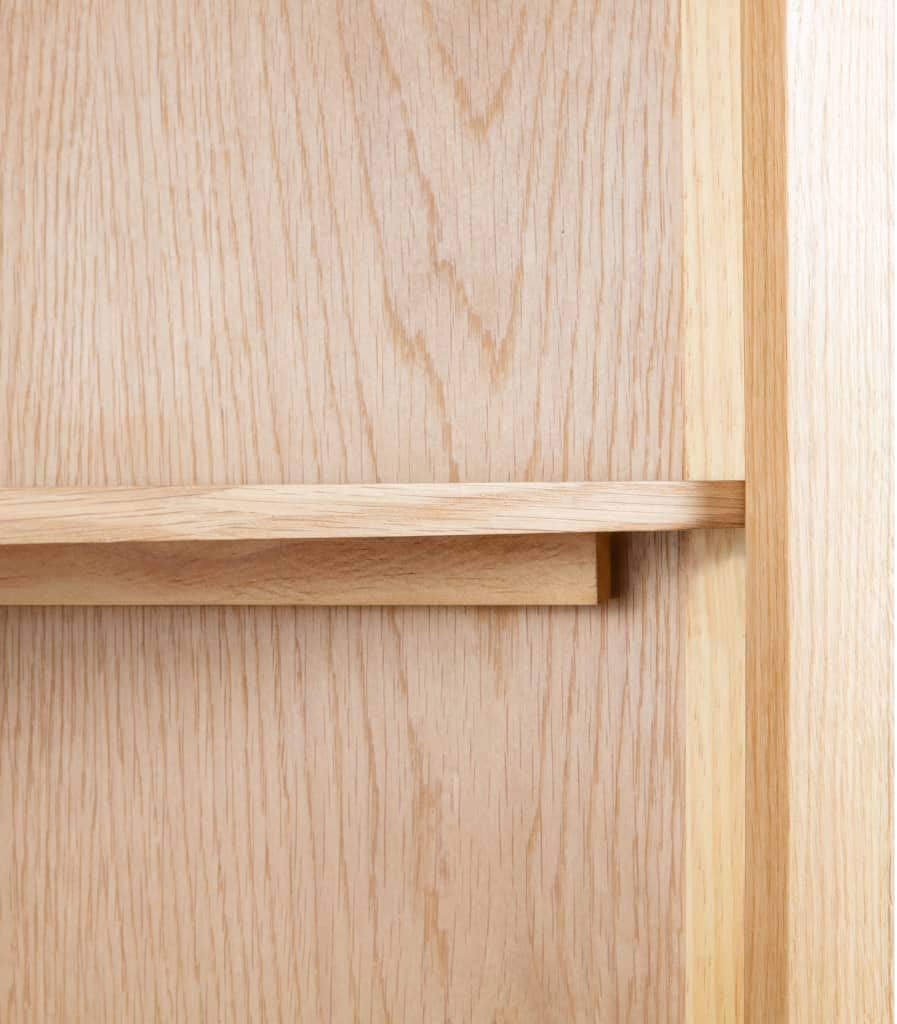 Solid Oak Wood Corner Cabinet H7650