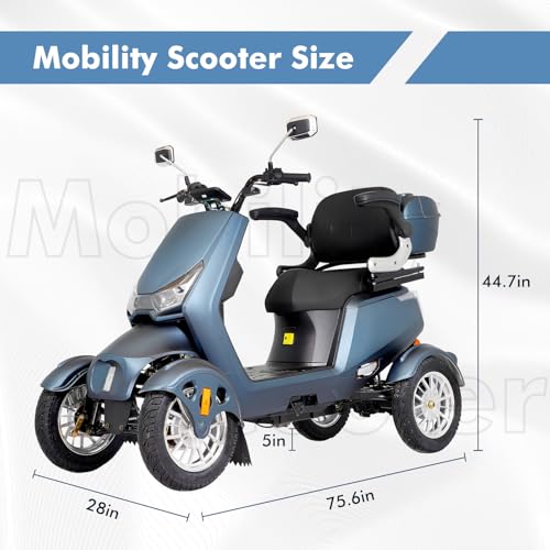 800W All Terrain Mobility Scooter with Seat and Remote Control F50169