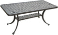 Rectangle Cast Aluminum Patio Coffee Table S858