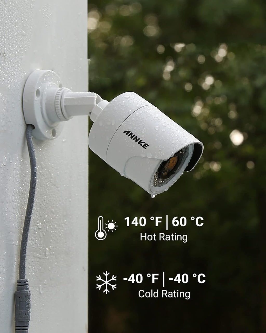 5MP Wired Security Camera System, 8CH DVR with 1 TB Hard Drive and 4 1080p Weatherproof Bullet Cameras Y86220