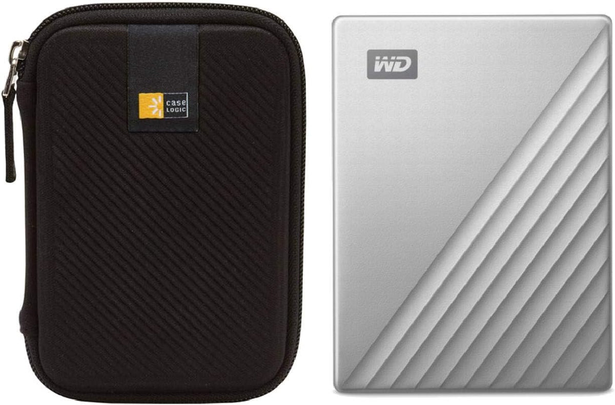 5TB USB 3.0 Portable External Hard Drive + Compact Hard Drive Case K364355