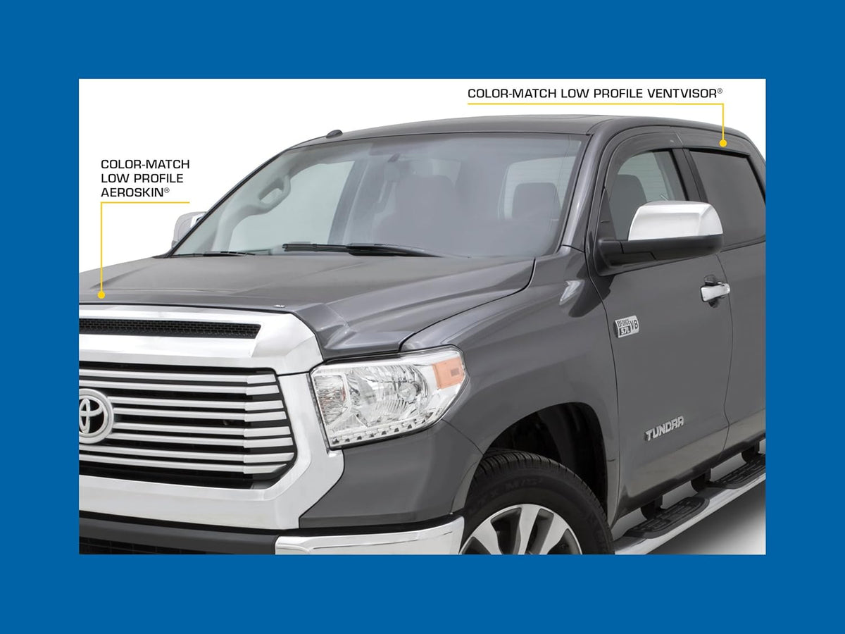 Summit White 4-Piece Side Window Deflector Set K5064