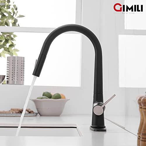 Brushed Nickel Touchless Kitchen Faucet with Pull Down Sprayer G2470