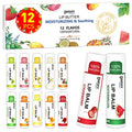 Natural Lip Balm 36 Pack with Vitamin E and Coconut Oil V846