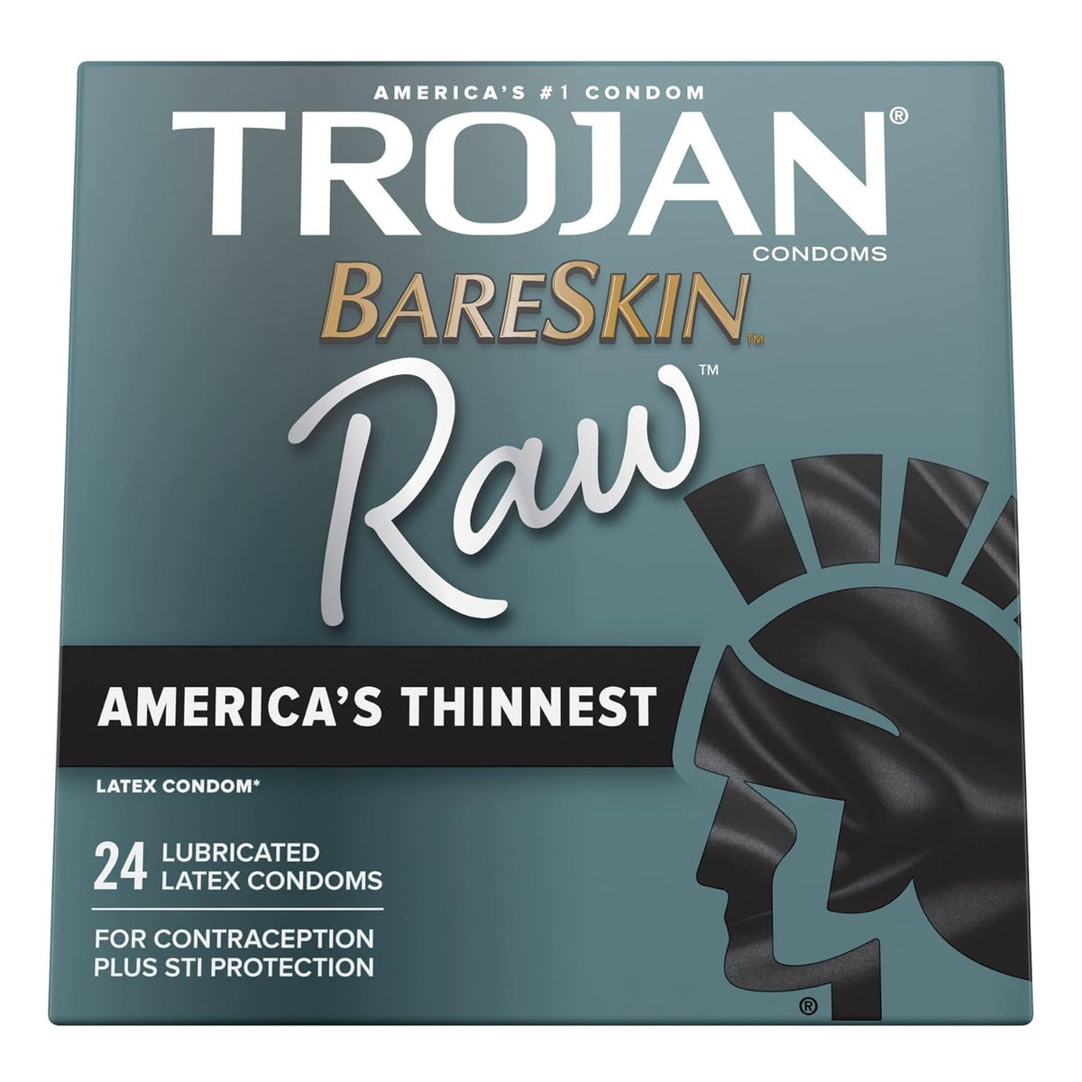 Magnum BareSkin Large Condoms & BareSkin Raw Thin Condoms, Lubricated Condoms, 24 Count O716