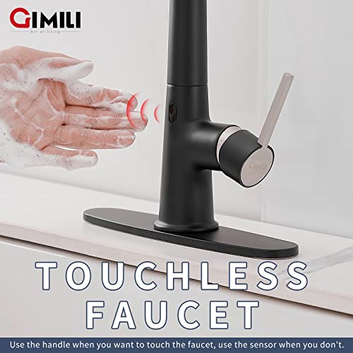 Brushed Nickel Touchless Kitchen Faucet with Pull Down Sprayer G2470