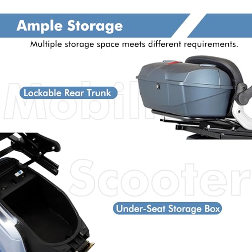 800W All Terrain Mobility Scooter with Seat and Remote Control F50169
