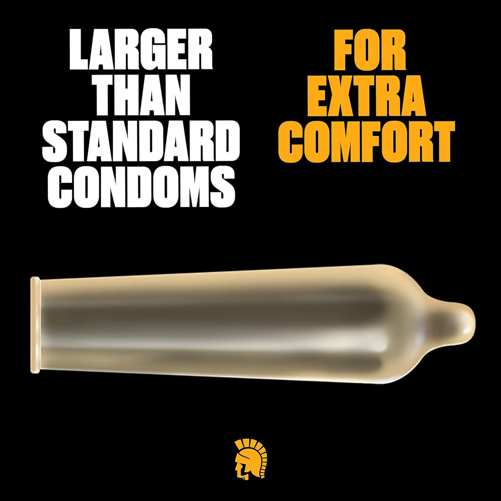 Magnum BareSkin Large Condoms & BareSkin Raw Thin Condoms, Lubricated Condoms, 24 Count O716