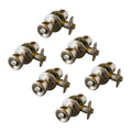 Satin Nickel Privacy Door Knob with Universal Latch (6-Pack) K46888