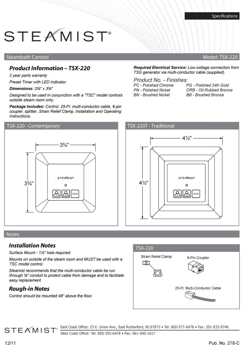 Polished Gold Traditional Control X28468
