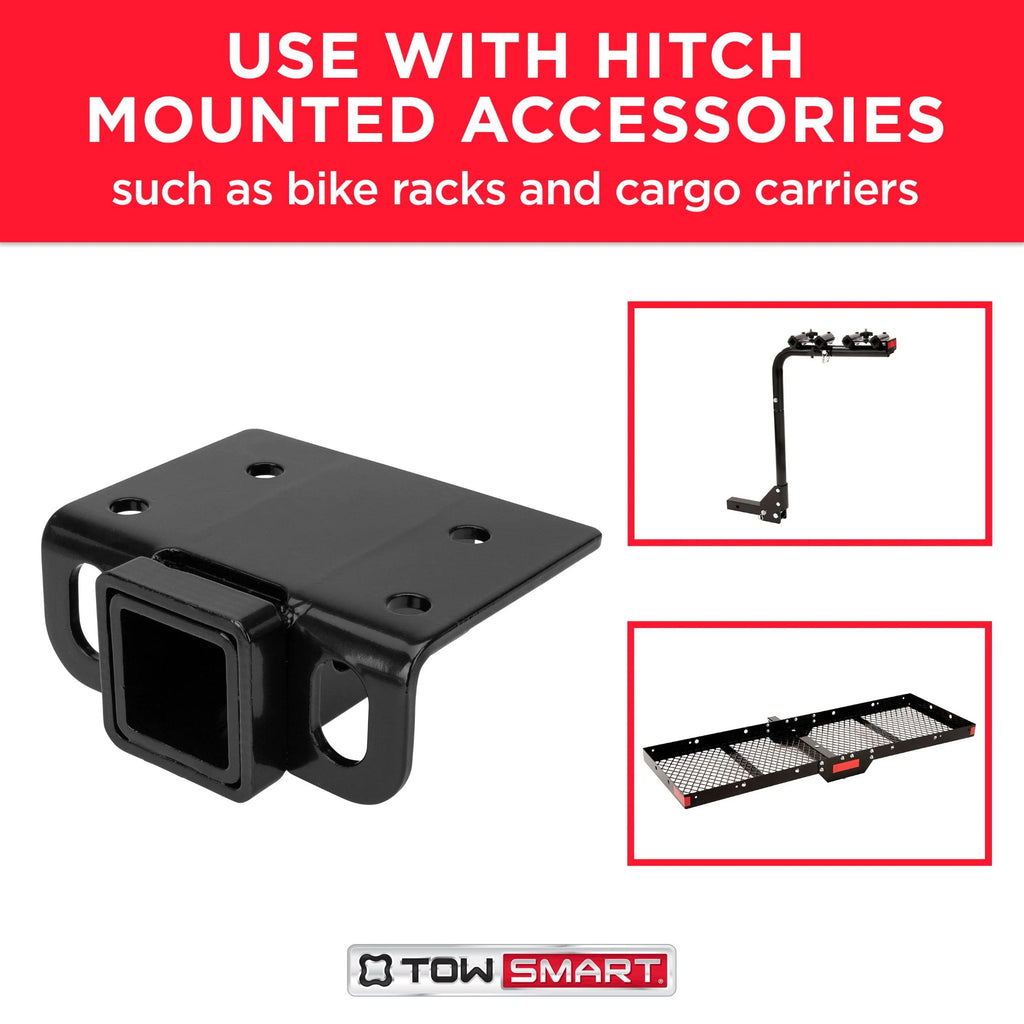 Class II Step Bumper Receiver Hitch 2 Receiver Opening, Black H217
