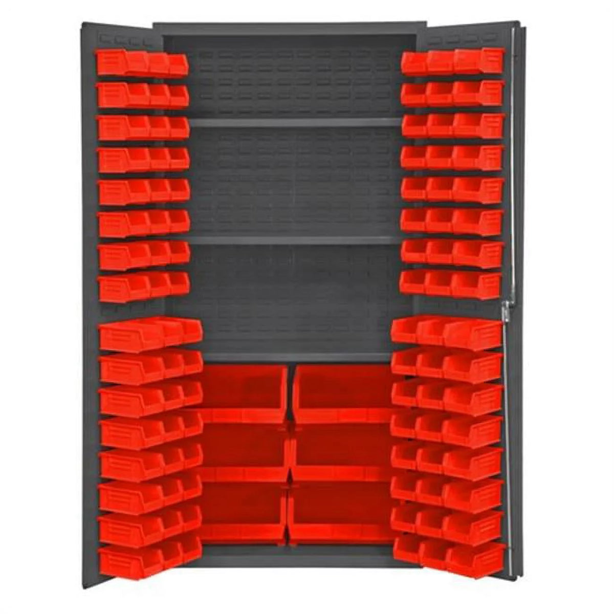 Gray Bin Cabinet W537