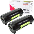 Remanufactured Toner Cartridge 2 Blacks Pack of 2 B1613