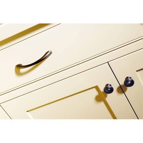 1-3/8 inch Oval Cabinet Knob Satin Nickel C75955