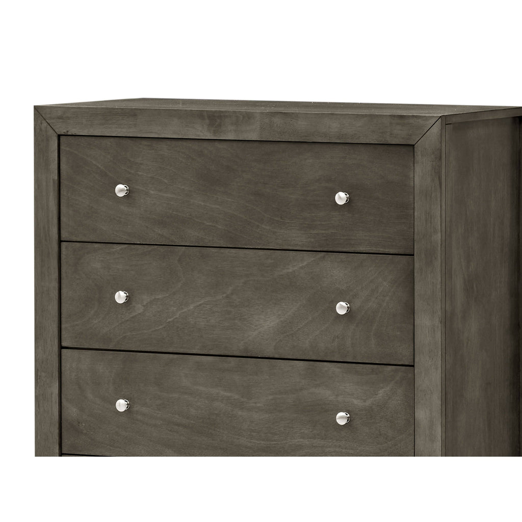 5 Drawer Chest in Black X778