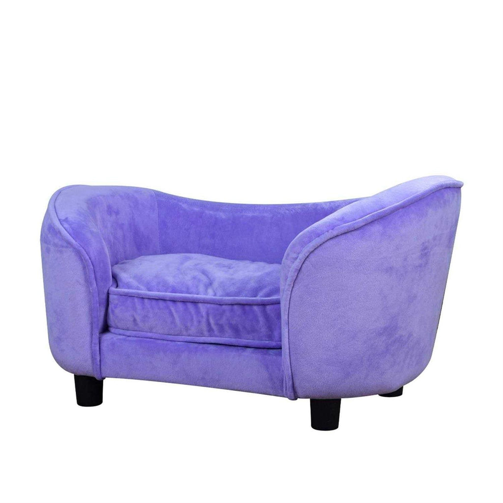Velvet Washable Pet Bed Sofa W7315