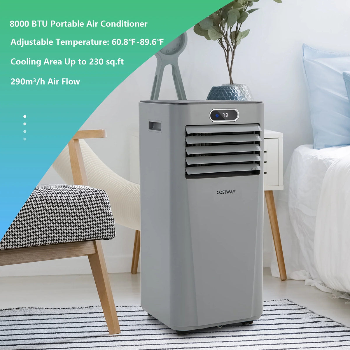 5300 BTU Portable Air Conditioner T5397