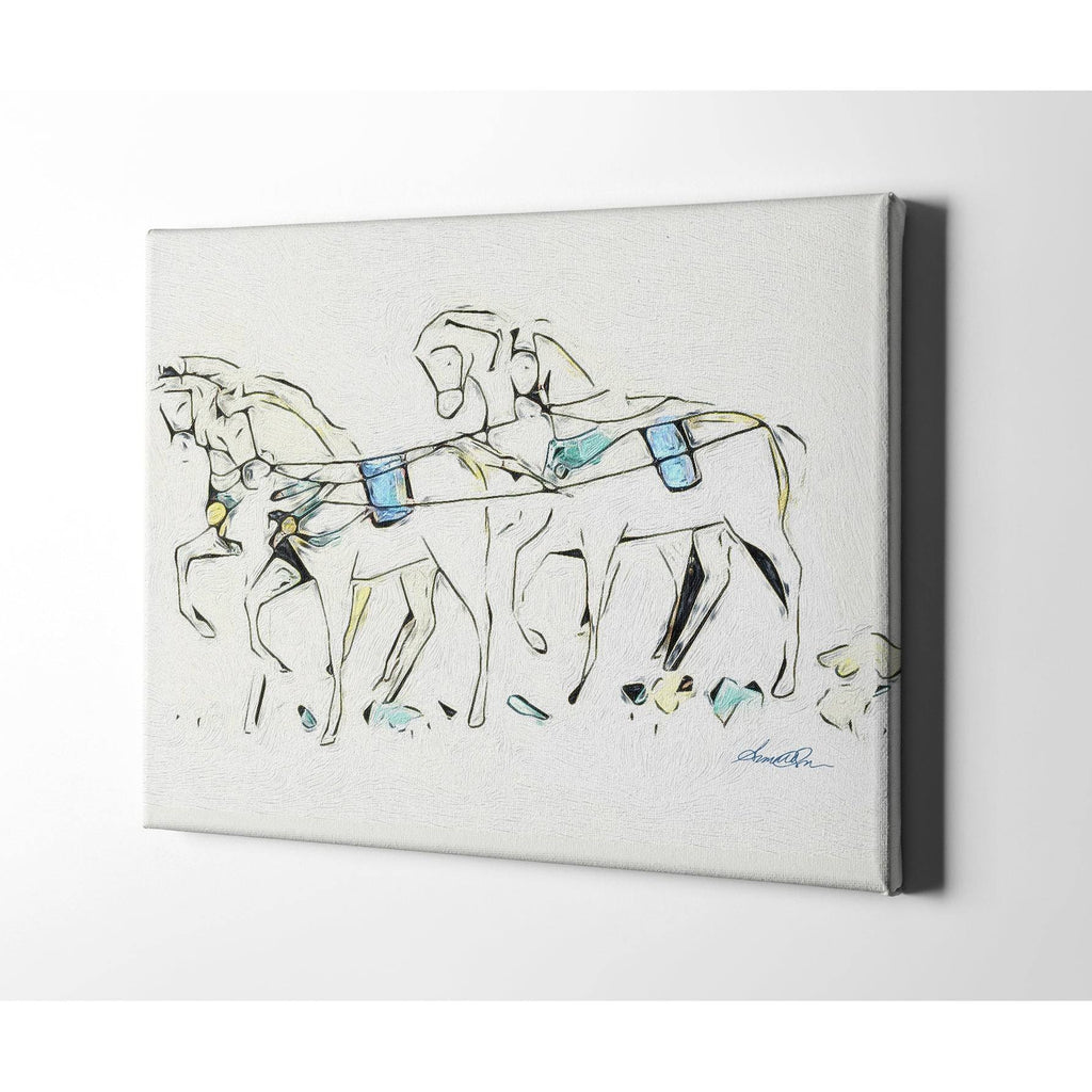 Multi-Color Stretched Canvas J263128