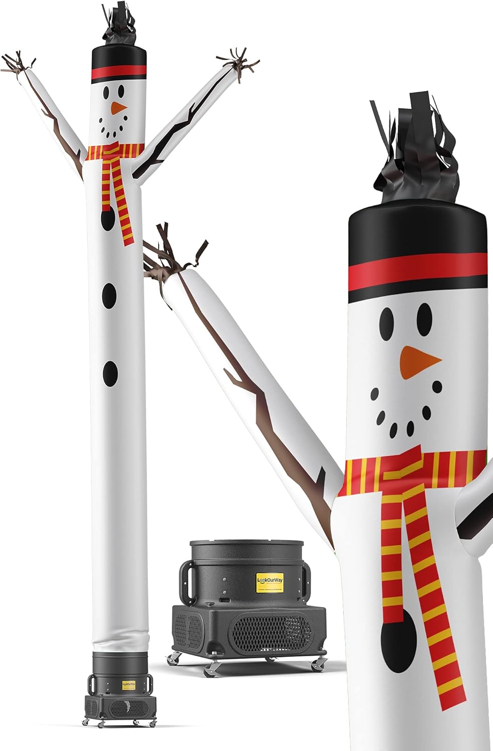 20-Feet Tall Air Dancers Inflatable Tube Man with 1 HP Sky Dancer Blower Q67527