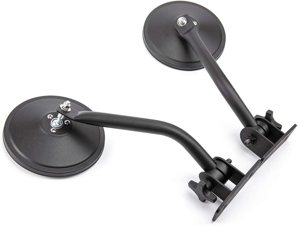 Exterior Mirror For Jeep Wrangler YJ/TJ/JK/JL Car Side Door Rearview Mirror Angle Shape Adjustable Blind Spot R868