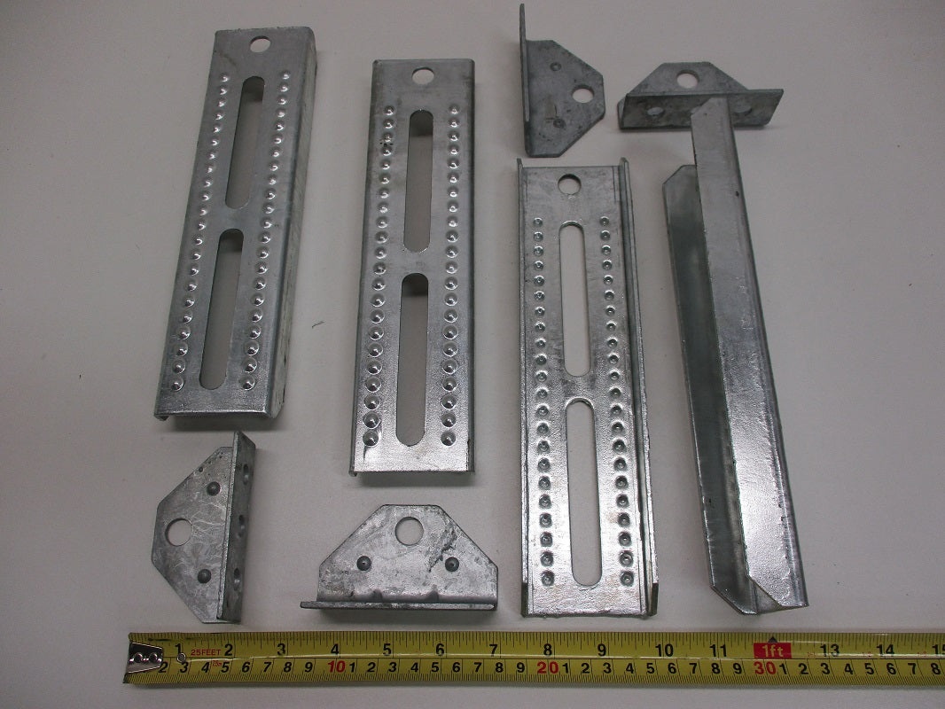 10" Bolster Bunk Board Adjustable Swivel Bracket Kits J32757