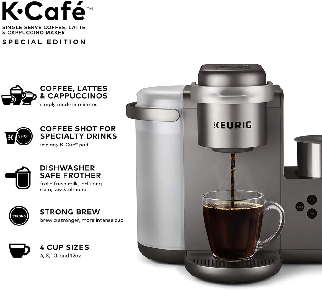 Single Serve Coffee Maker with Milk Frother L54862