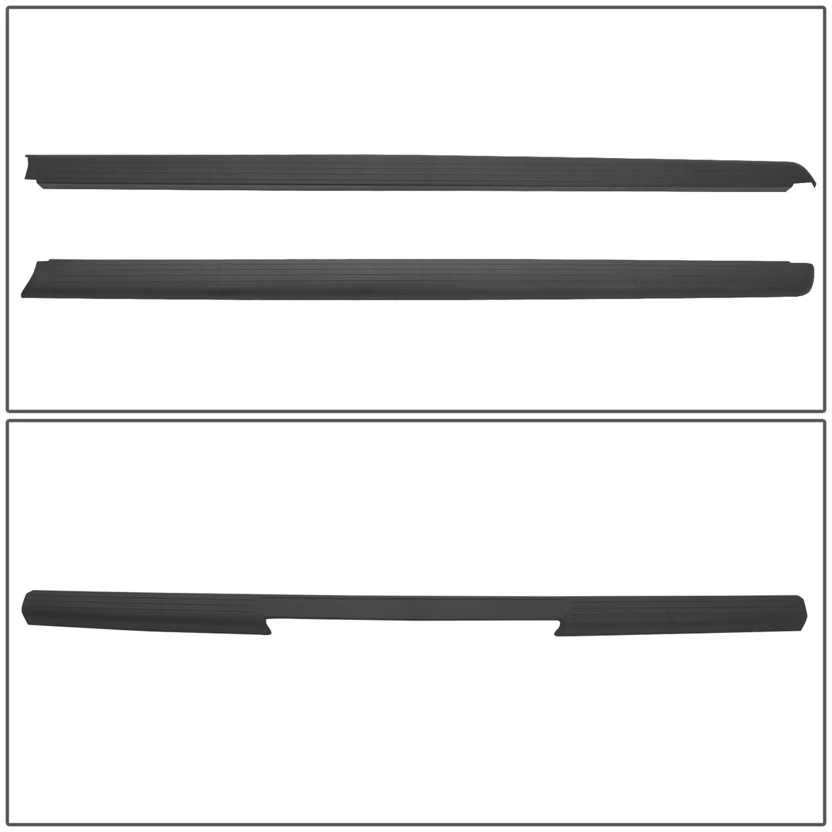 3Pcs Tailgate Bed Rails Caps Protector I977