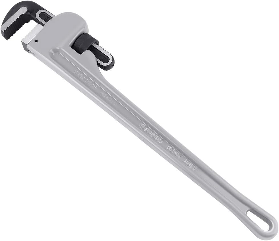 24 inch Aluminum Straight Pipe Wrench Pack of 2 V547