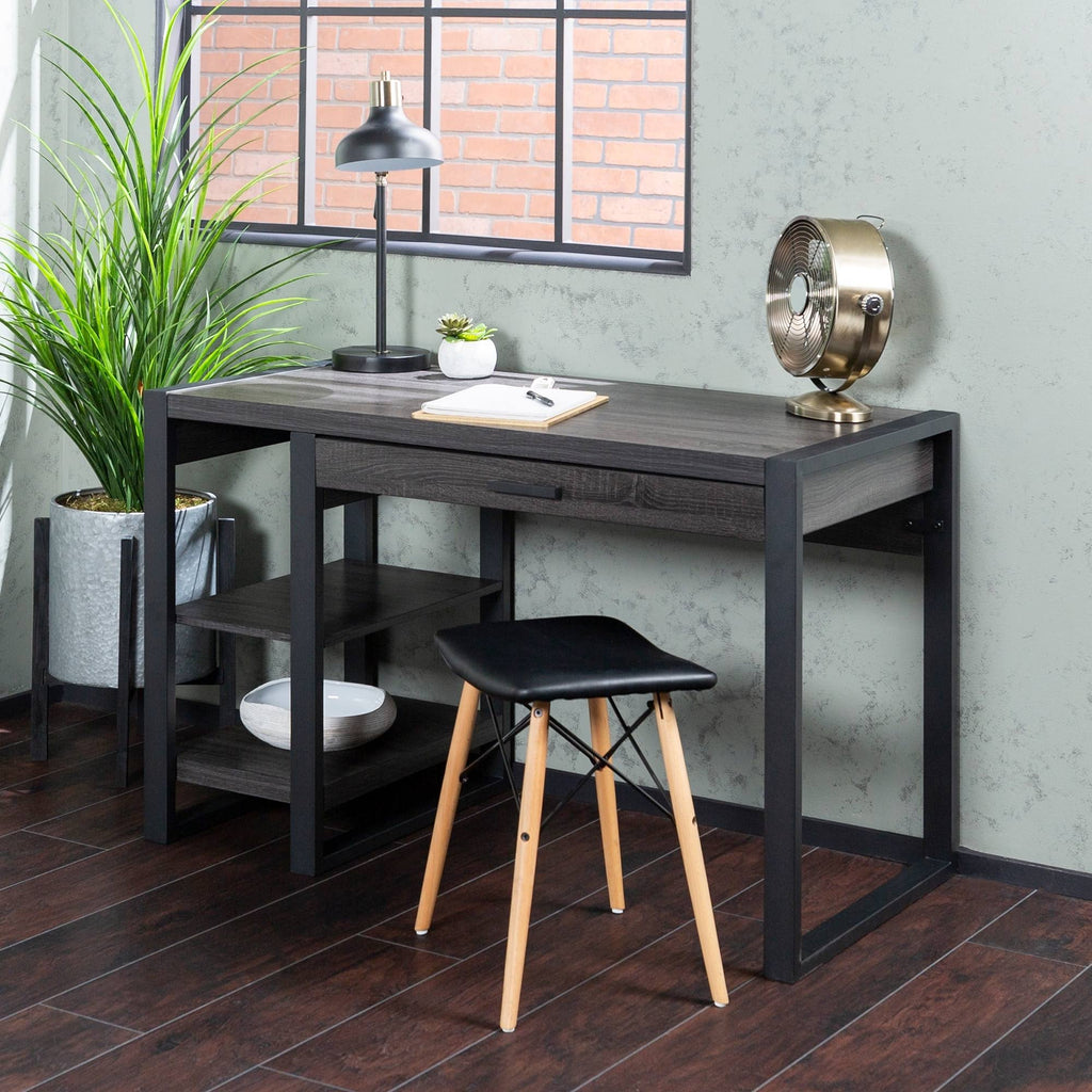 Dark Walnut Computer Desk E383937