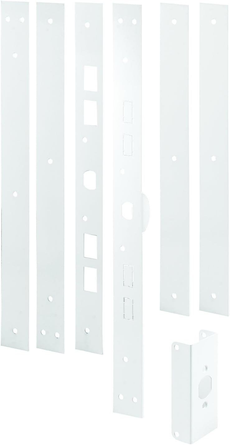 Steel Jamb Repair and Reinforcement Kit, Paintable White Finish, Pack of 2 T2169