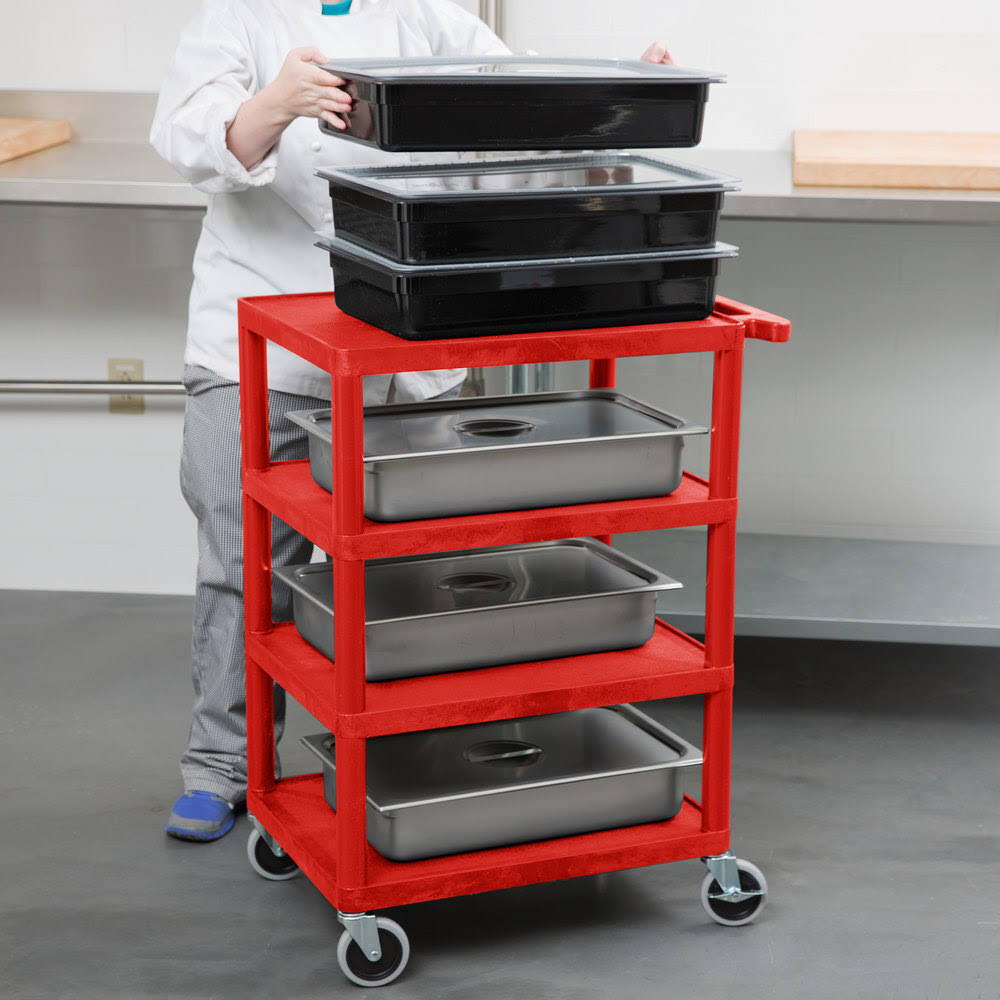 Red Utility Cart U74087