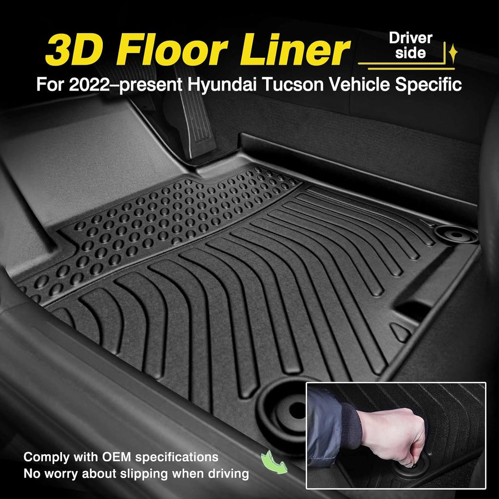 All Weather Floor Mats for 2022 2023 Hyundai Tucson S437159