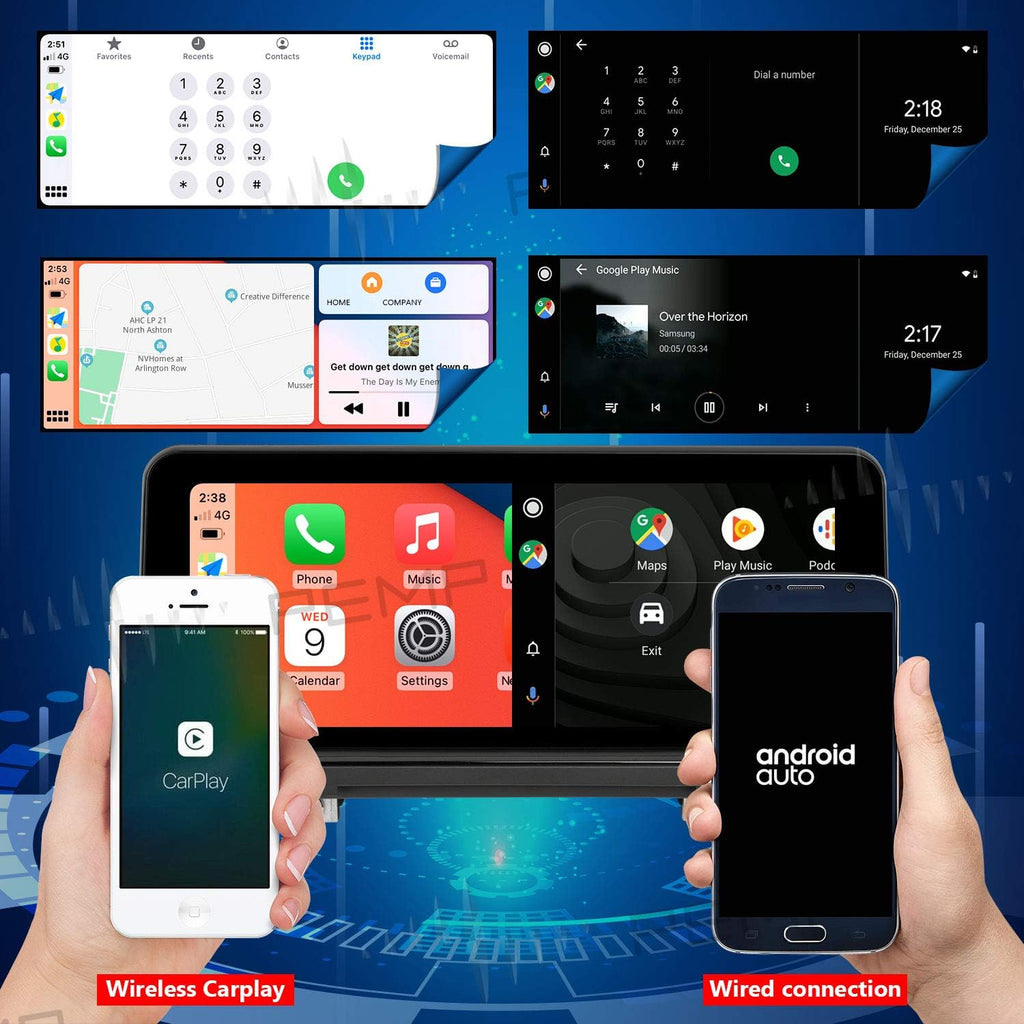Qualcomm 8-core 4+64 Vertical Screen CarPlay Android auto for BMW x5 x6 CIC B40833
