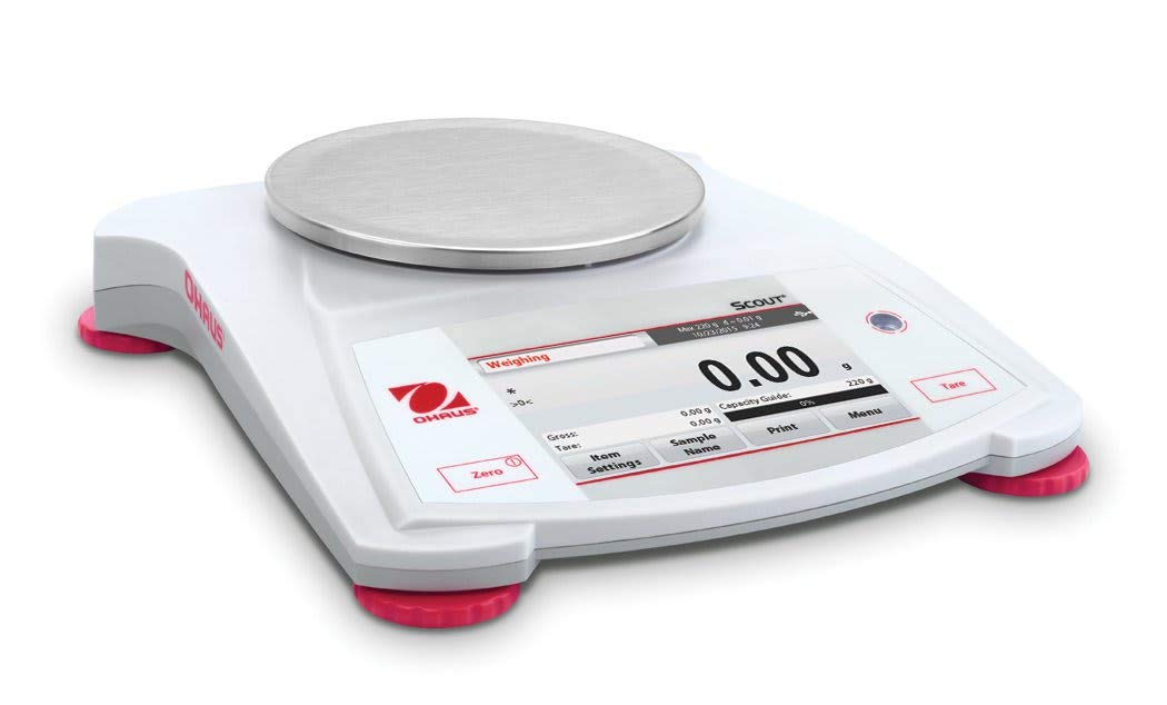 White 220 g x 0.01 g Analytical Balance Q67871