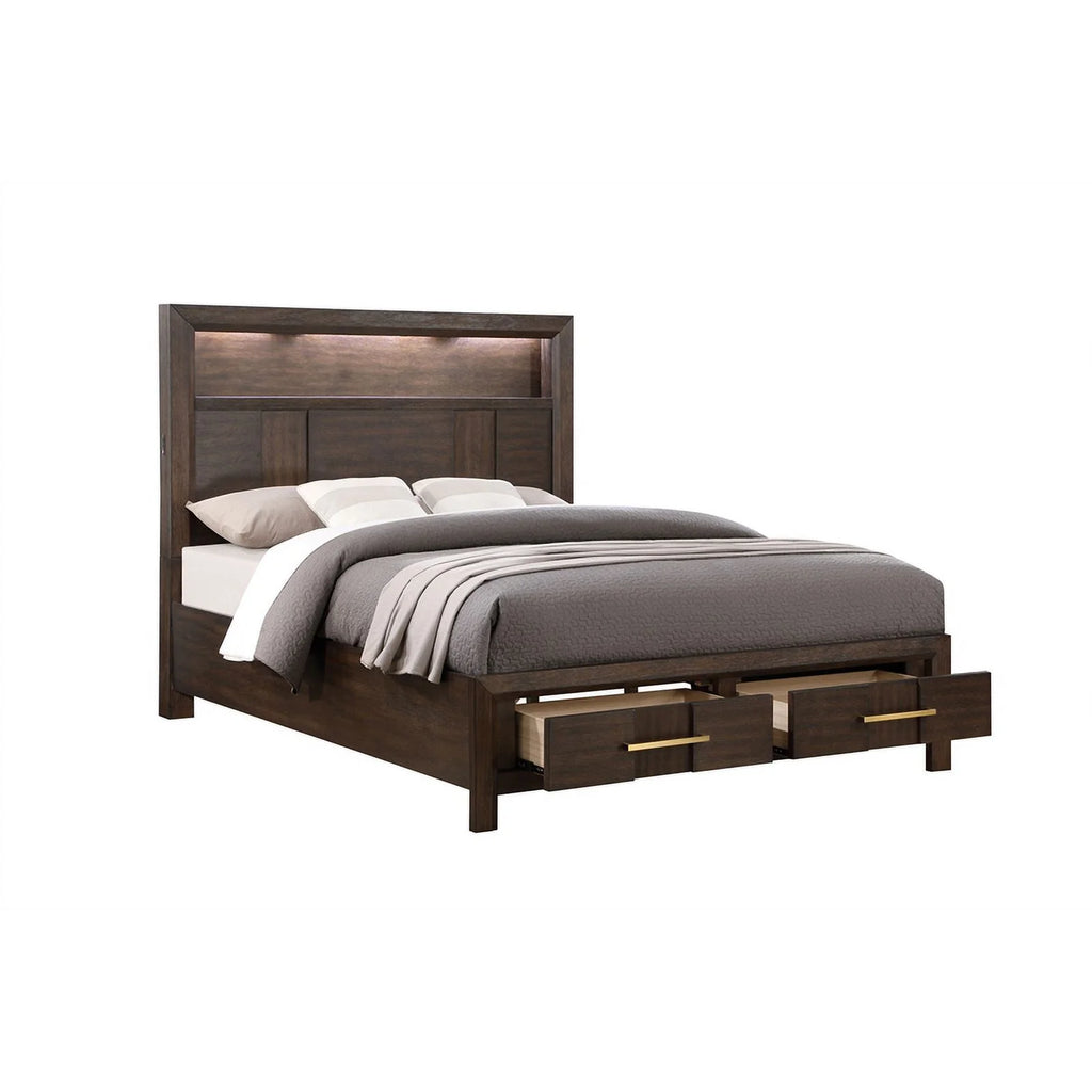 King Wood Bedroom Set T577