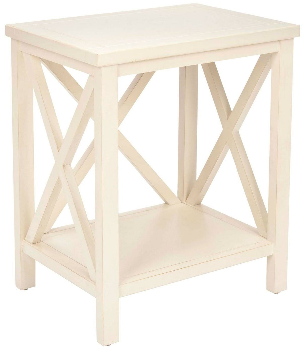 Dusty Green Cross Back End Table W165469
