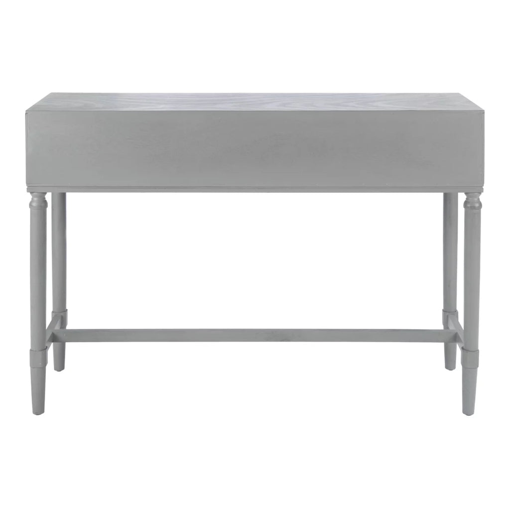 Distressed Grey 4 Drawer Console Table B859136