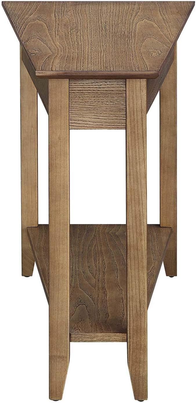 Wedge End Table, Driftwood O550