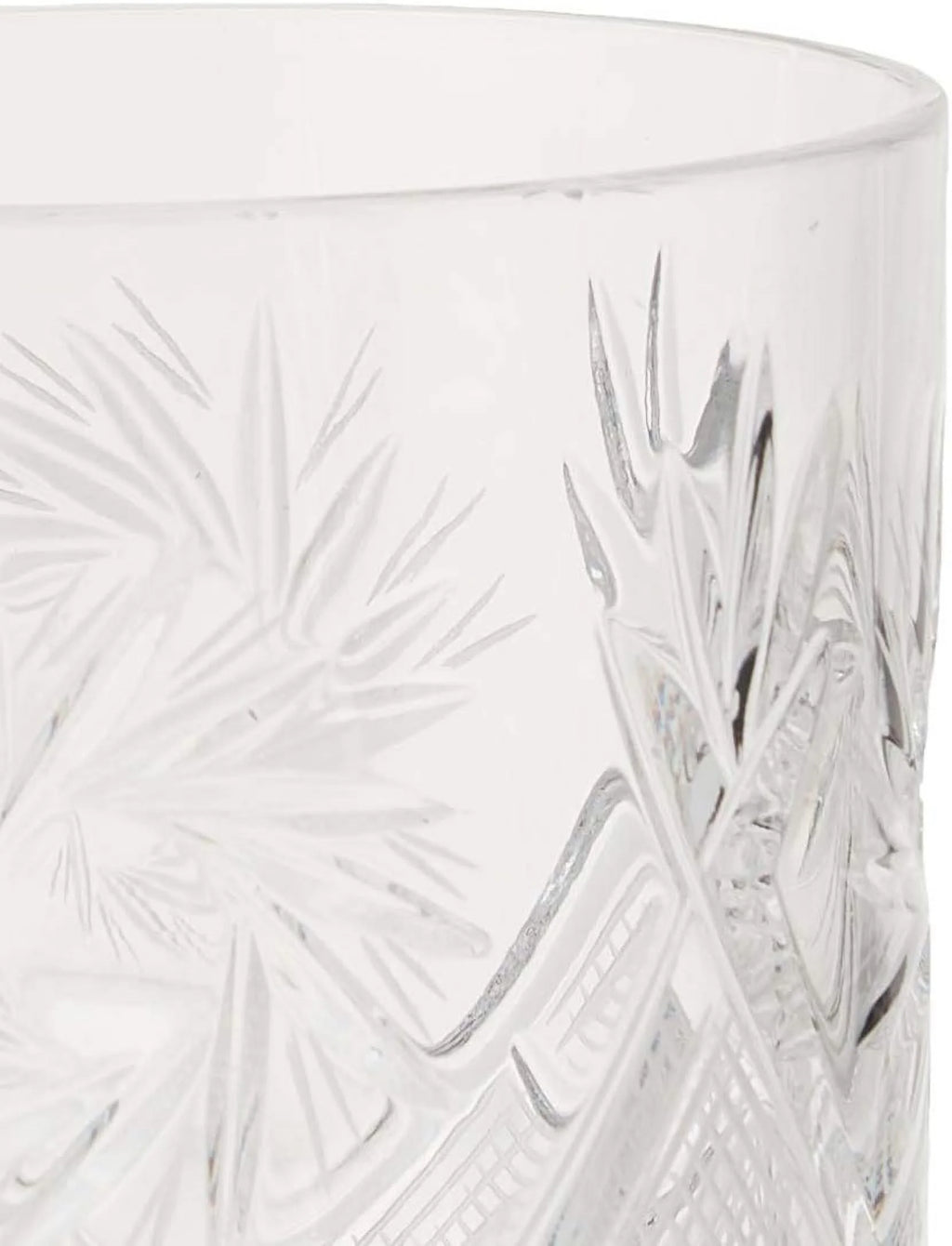 Set Of 6 11-Oz Crystal Whiskey Glasses Q62422